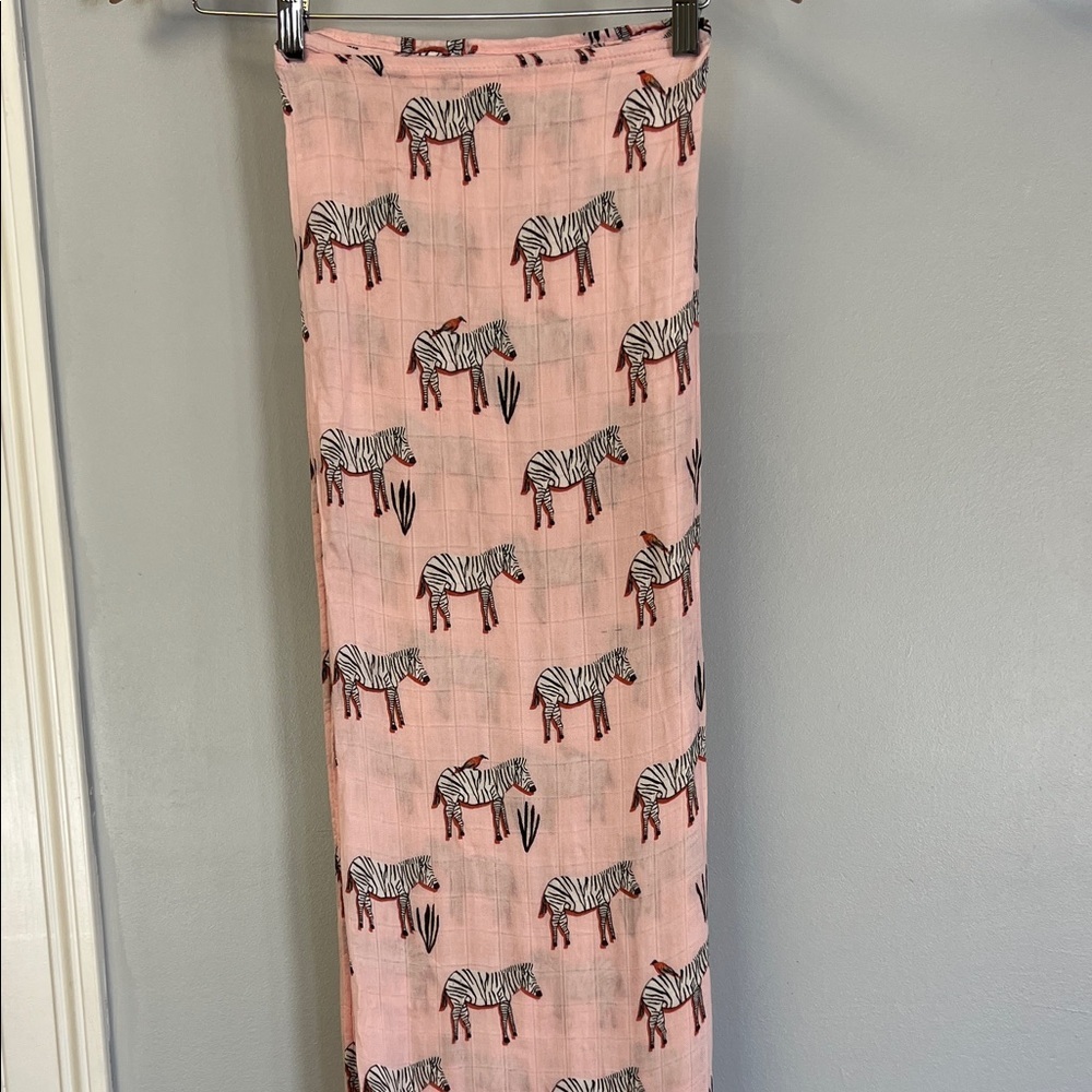 Pink Zebra Print Nursing Cover Little Unicorn